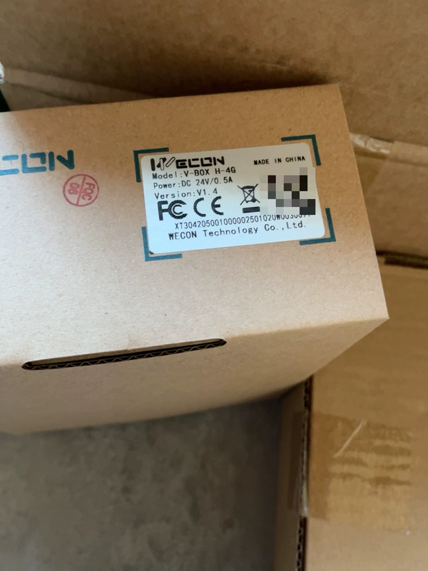 WECON V-BOX H-4G Industrial Gateway for Remote Monitoring