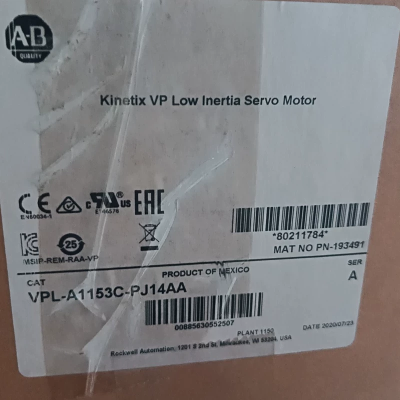Allen-Bradley VPF-A1153C-CJ14AA Servo Motor for Precision Control