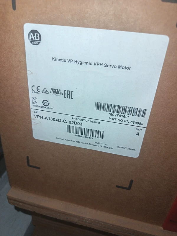 Allen-Bradley VPH-A1304D-CJ02D03 Servo Motor Precision Drive