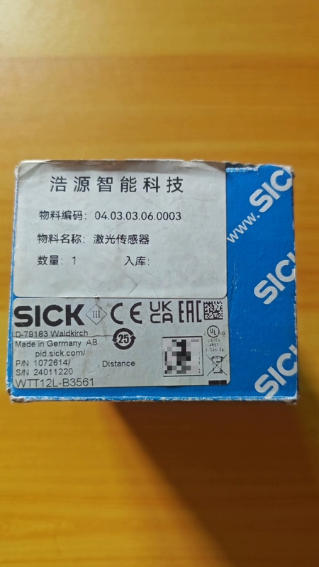 SICK WTT12L-B3561 Laser Sensor for Precision Measurement
