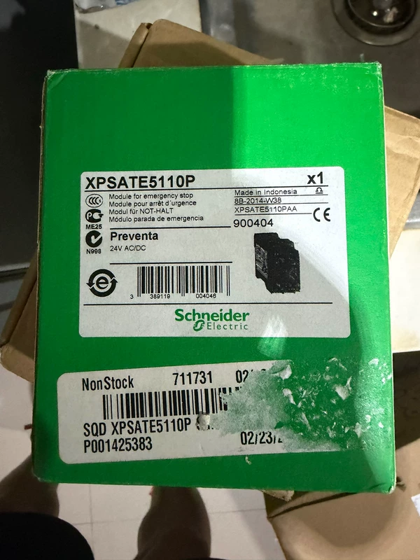 Safety Relay Schneider XPSATE5110P - Reliable Guard Monitoring
