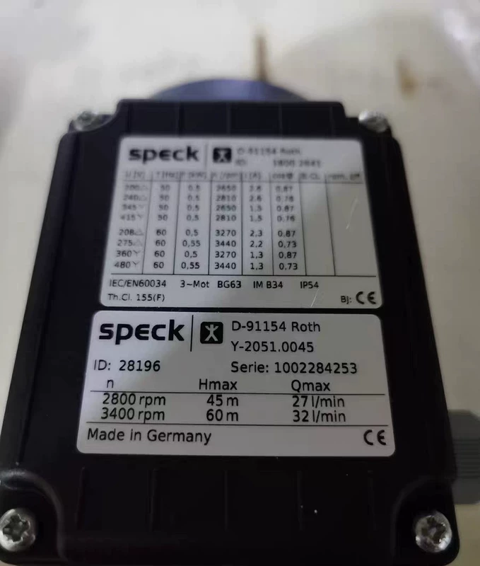 Speck Y-2051.0045 Water Pump for Home Water Supply