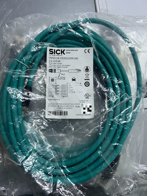 Industrial Data Cable SICK YM2X18-050EG2MRJA8 Reliable