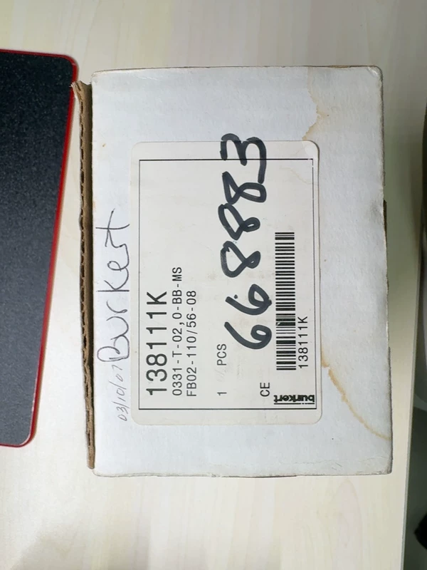 burkert 138111K Solenoid Valve for Industrial Fluid Control