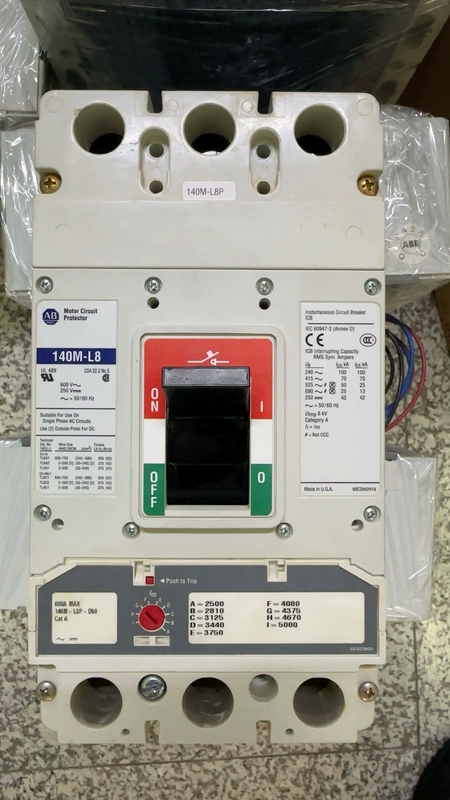 Allen-Bradley 140M-L8P-D50 MCCB for Industrial Protection