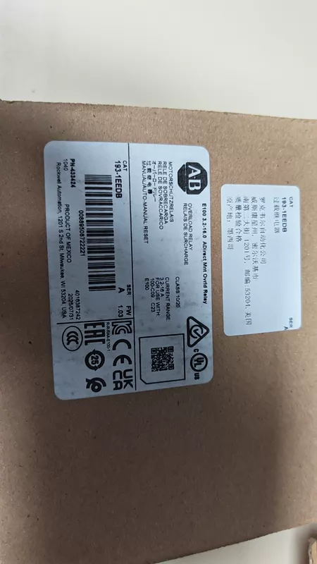 Allen-Bradley 193-1EEDB Relay for Industrial Control