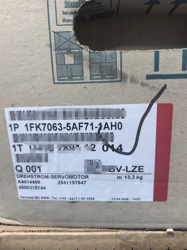 SIEMENS 1FK7063-5AF71-1AH0 Servo Motor Industrial Drive