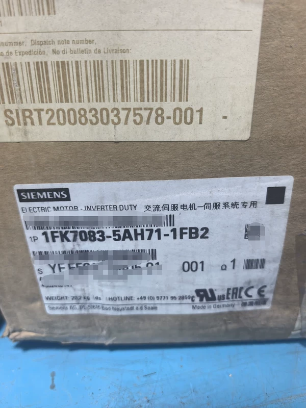 SIEMENS 1FK7083-5AH71-1FB2 Servo Motor for Automation