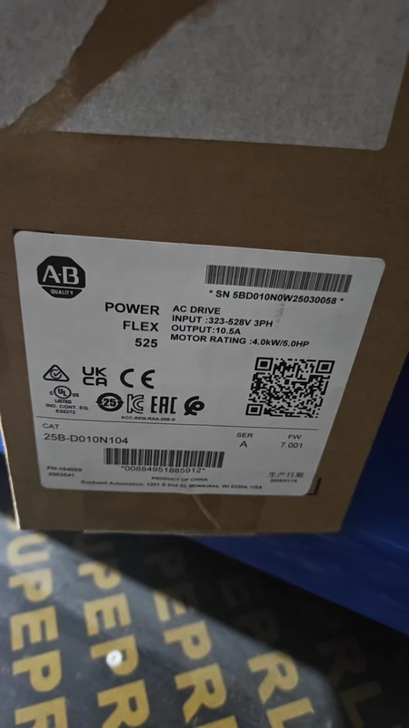 Allen-Bradley 25B-D010N104 VFD Drive for Industrial Motors