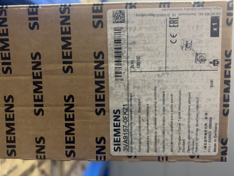 SIEMENS 3VA9157-0FK21 Door Interlock Rotary Handle