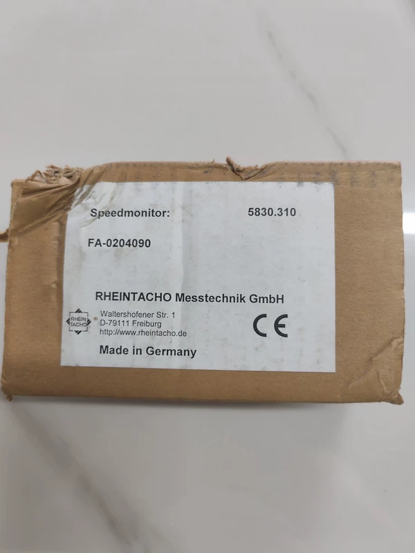 RHEINTACHO 5830.310 Speed Monitor for Industrial Use