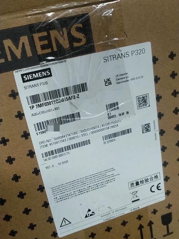 SIEMENS 7MF03011QD015AF2-Z Pressure Transmitter for Precise Measurement