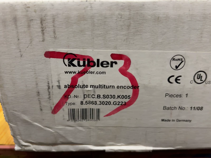 Kubler 8.5863.3020.G223.S030.K005 Incremental Encoder