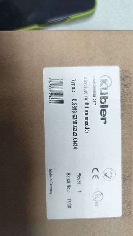 Kubler 8.5863.6340.G223.CN34 Absolute Multi-turn Encoder