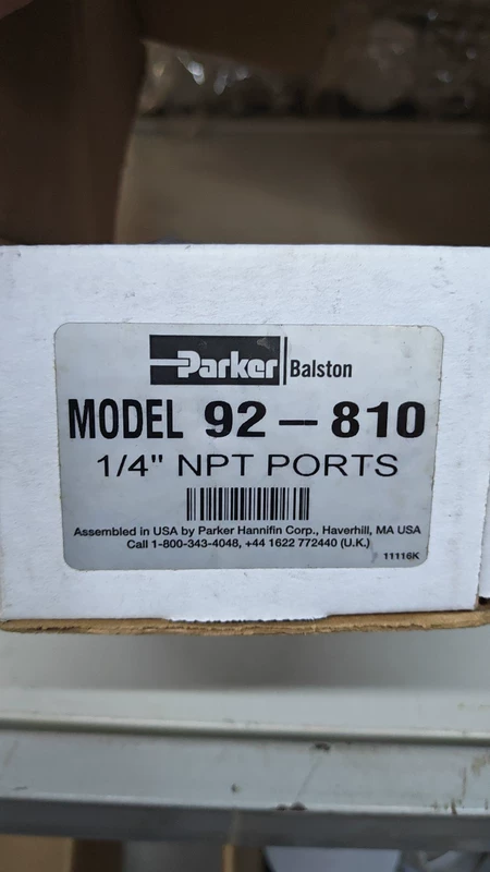 parker 92-810 Air Filter for Pneumatic Systems