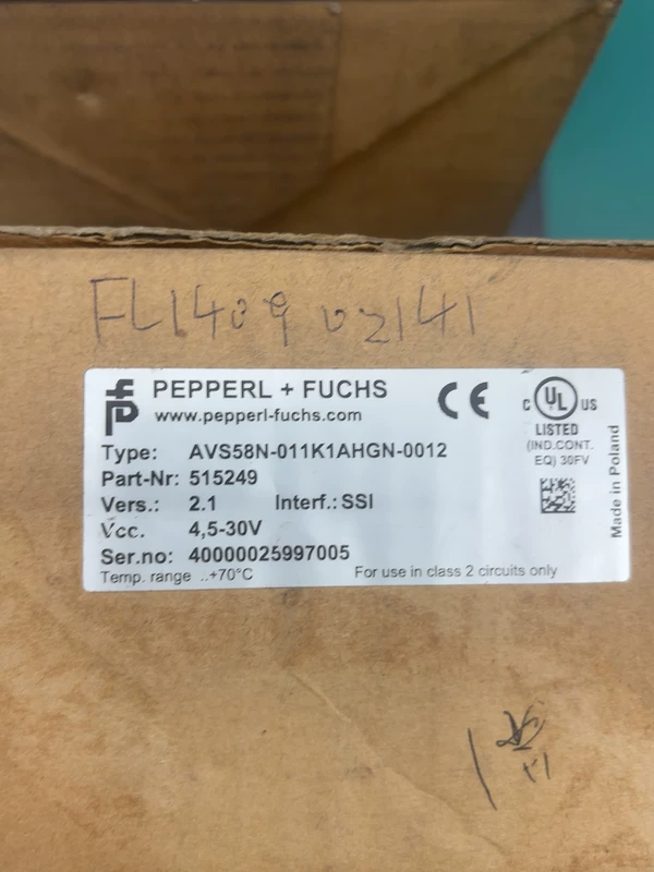 Pepperl+Fuchs AVS58N-011K1AHGN-0012 Absolute Encoder