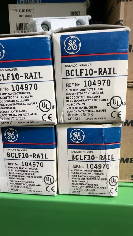 GE BCLF10-RAIL  104970 Contactor Auxiliary Contact Module
