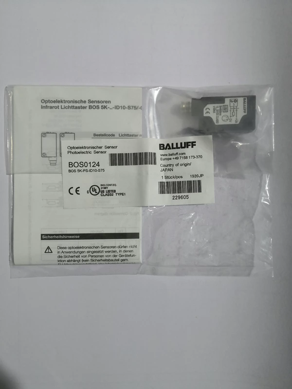 Balluff BOS 5K-PS-ID10-S75 BOS0124 Photoelectric Sensor