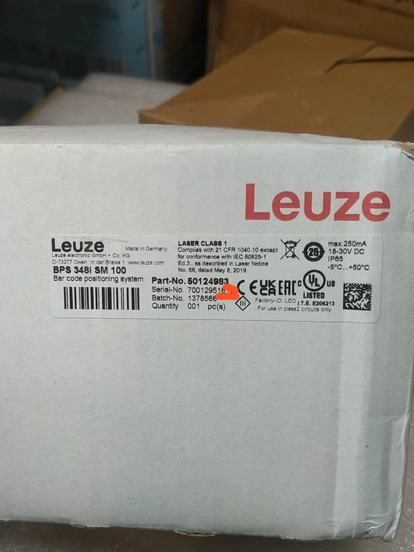 Leuze BPS 348i SM 100 50124983 Barcode Positioning System