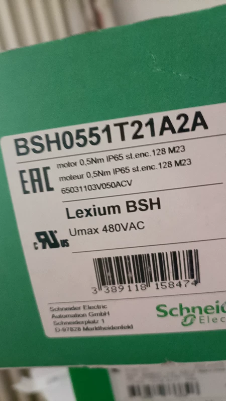 Schneider BSH0551T21A2A Servo Motor for Precision Motion