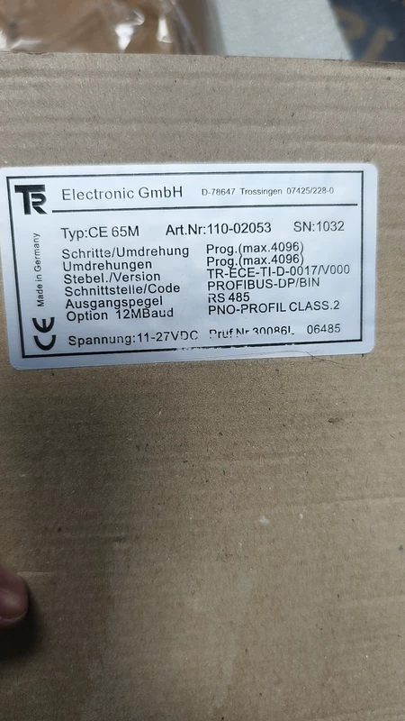 TR Electronic CE 65M Encoder for Industrial Automation
