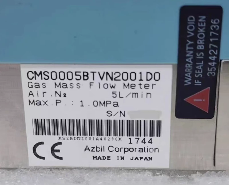 Azbil CMS0005BTVN2001D0 Gas Flow Meter for Industrial Use