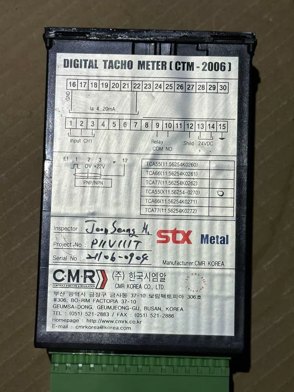 CMR CTM-2006 Digital Tachometer Speed Measurement Tool