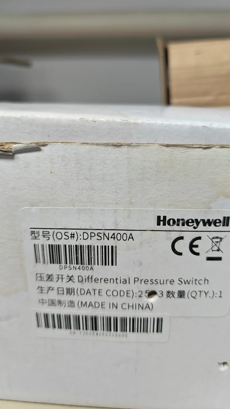 Honeywell DPSN400A Differential Pressure Switch for HVAC