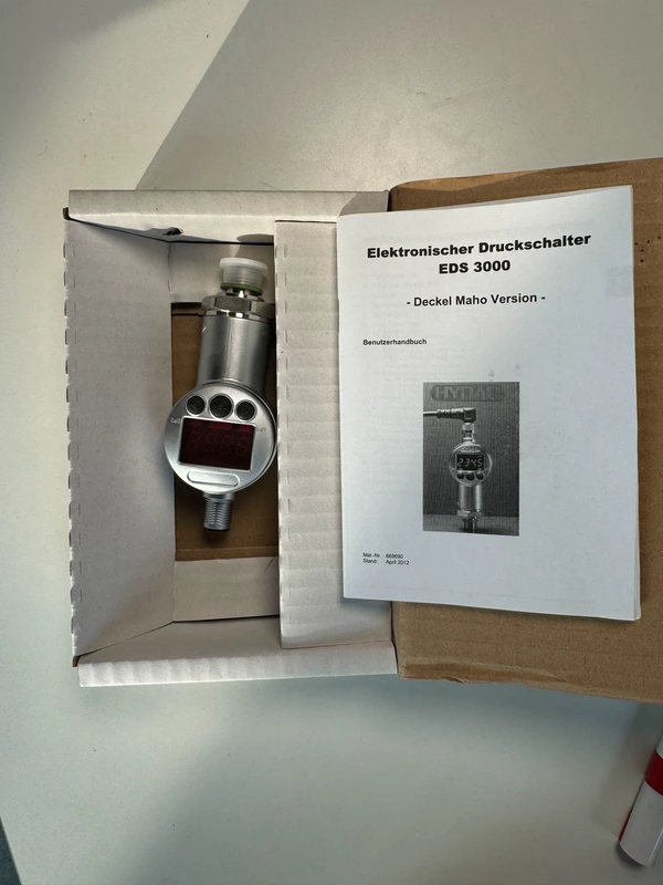HYDAC EDS3346-2-0010-D01-F1 Pressure Gauge for Industry