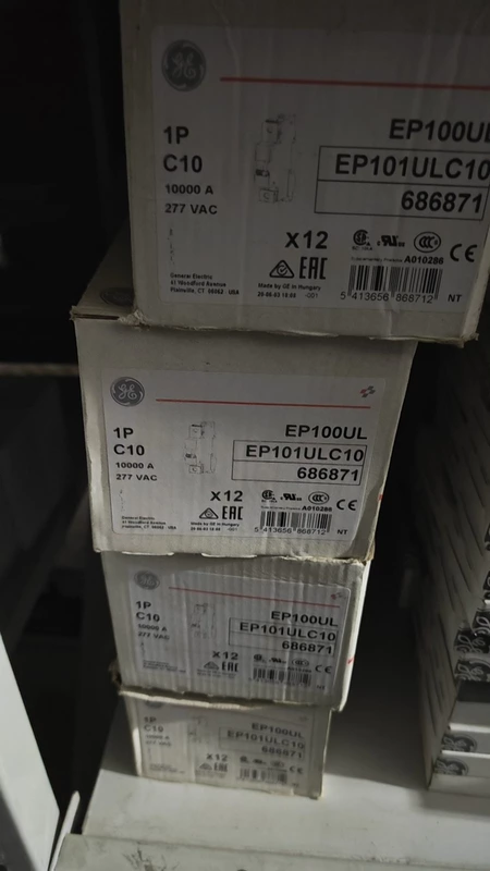GE EP101ULC101PC10 686871 Circuit Breaker for Electrical Protection