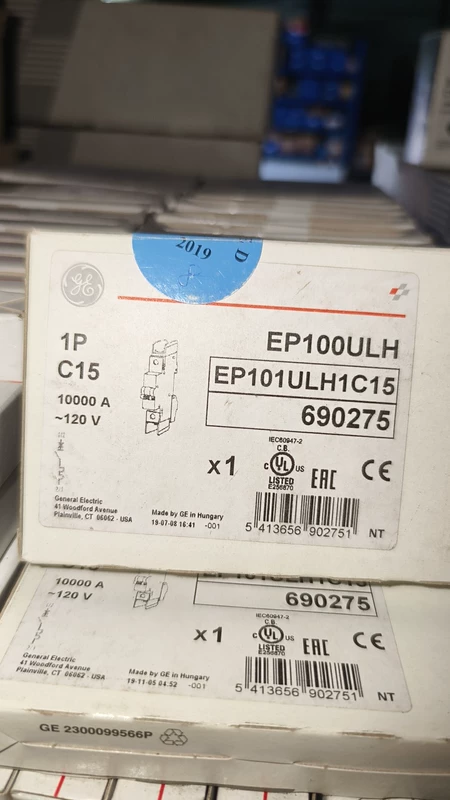 GE EP101ULH1C15 Circuit Breaker - 1 Pole 100A
