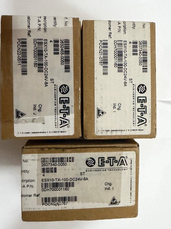 ETA ESX10-TA-100-DC24V-8A Circuit Breaker 24V DC Protection