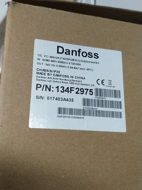 Danfoss FC-360H2K2T4E20H2BXCDXXSXXXXAXBX Frequency Converter