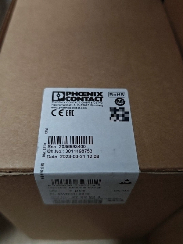 Phoenix Contact FL SWITCH 2216 PN 2704904 Ethernet Switch