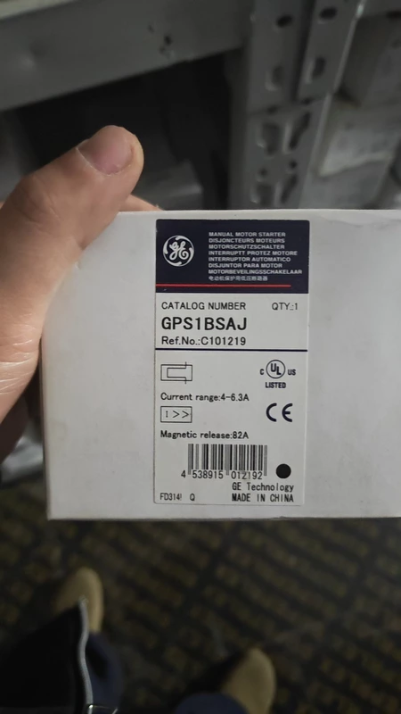 GE GPS1BSAJ Motor Circuit Breaker for Industrial Protection