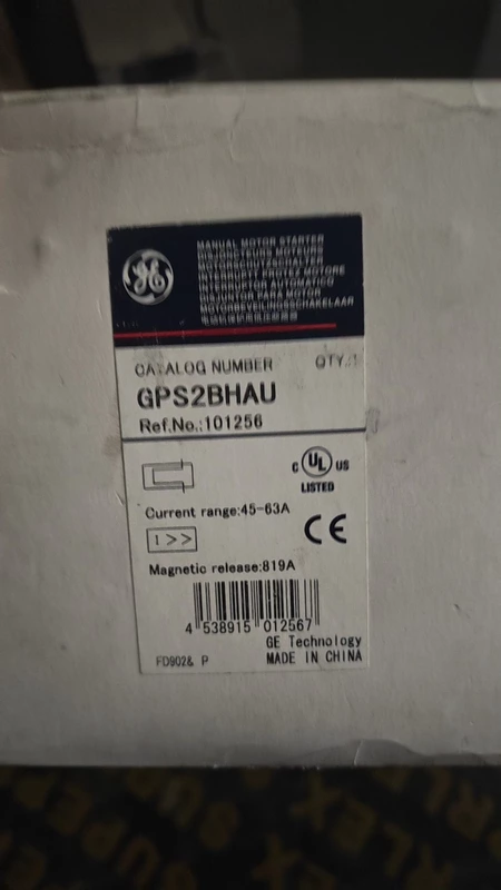 GE GPS2BHAU Motor Protection Circuit Breaker 690V
