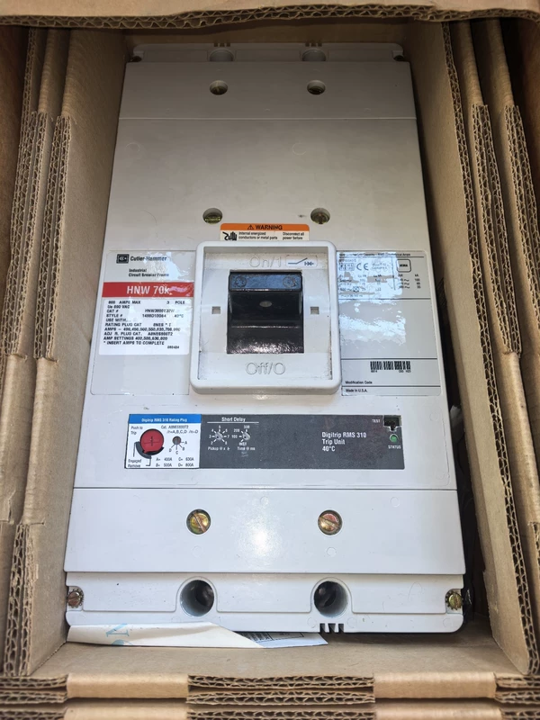 EATON HNW3800T32W Industrial Circuit Breaker 3P 32A