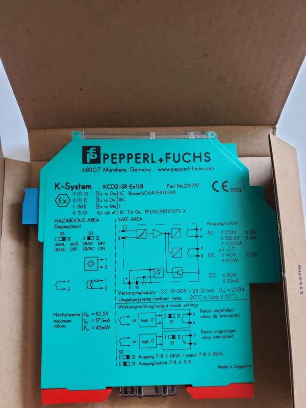 pepperl+fuchs KCD2-SR-EX1.LB  216712 Safety Barrier