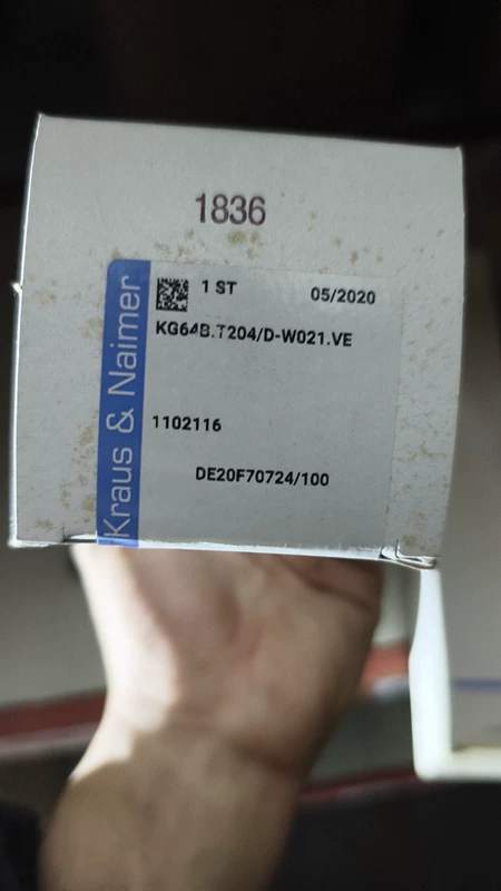 KRAUS & NAIMER KG64 Manual Controller for Industrial Use