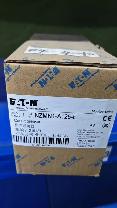 EATON NZM1-A125-E Molded Case Circuit Breaker 125A