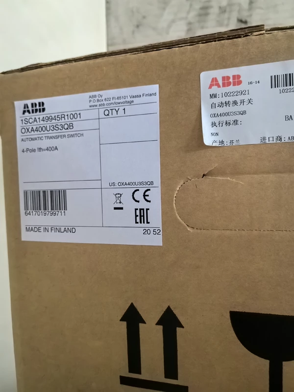 ABB OXA400U3S3QB  1SCA149945R1001 ATS