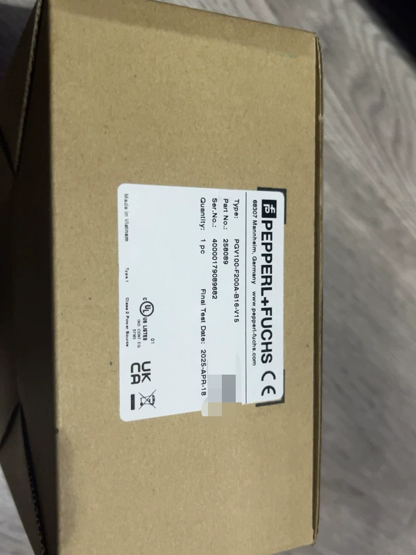 PEPPERL+FUCHS PGV100-F200A-B16-V15  258089 Code Reader