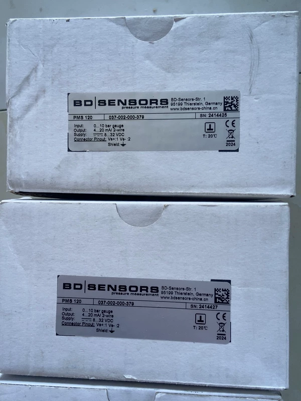 BD Sensors PMS120 037-002-000-379  2414425 Pressure Sensor