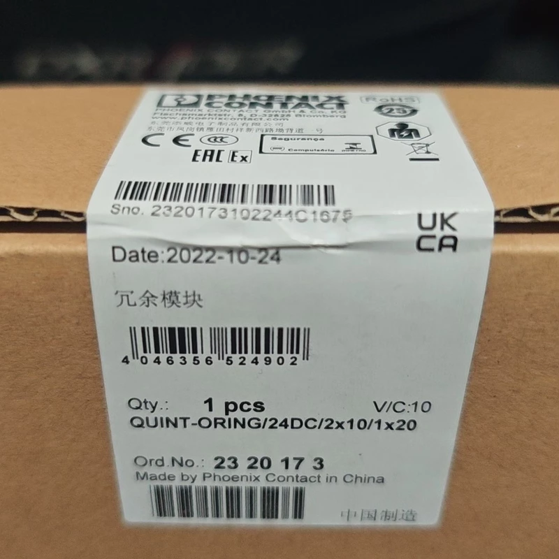 Phoenix Contact QUINT-ORING/24DC/2x10/1x20 2320173 QUINT Redundancy Module for Industrial Automation