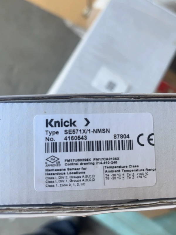 Knick SE571X/1-NMSN 4160543 pH Sensor for Industry