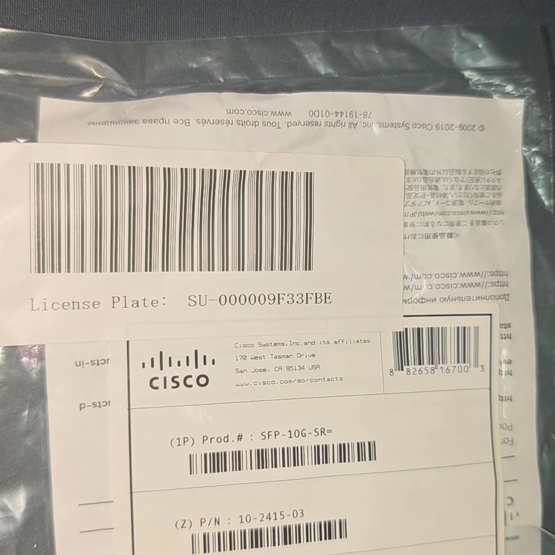Cisco SFP-10G-SR 10G SFP+ Transceiver for Data Centers
