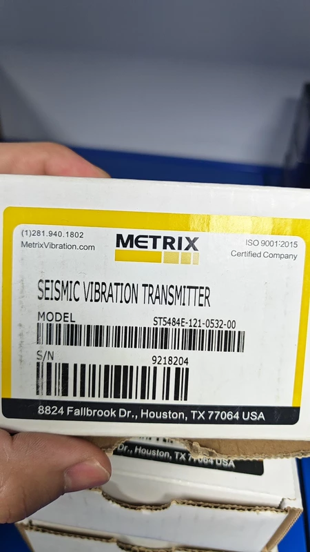 METRIX ST5484E-121-0532-00 Seismic Sensor for Vibration Monitoring