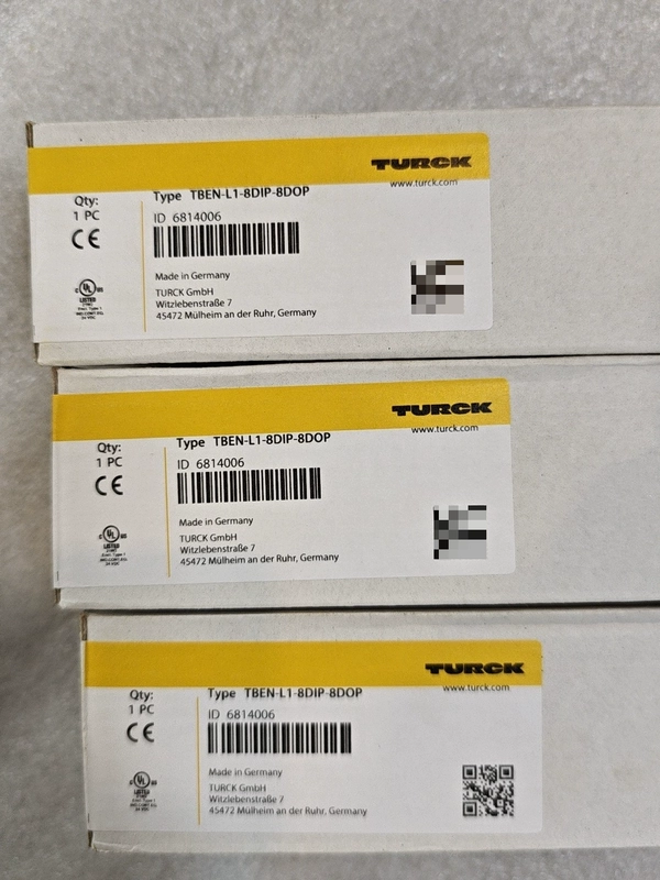 TURCK TBEN-L1-8DIP-8DOP 6814006 TBEN I/O Module for Industrial Automation