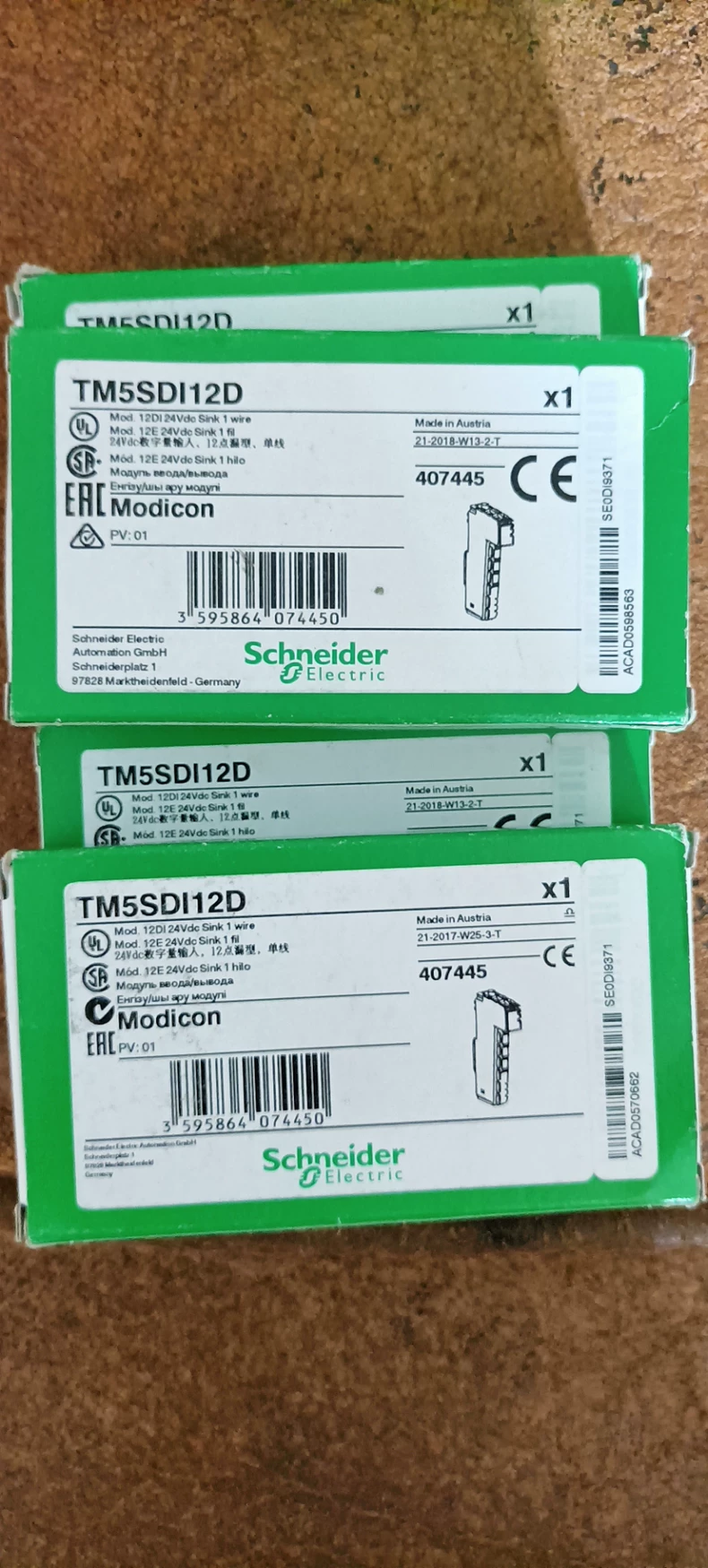 Schneider TM5SDI12D Module for Automation Spare Parts