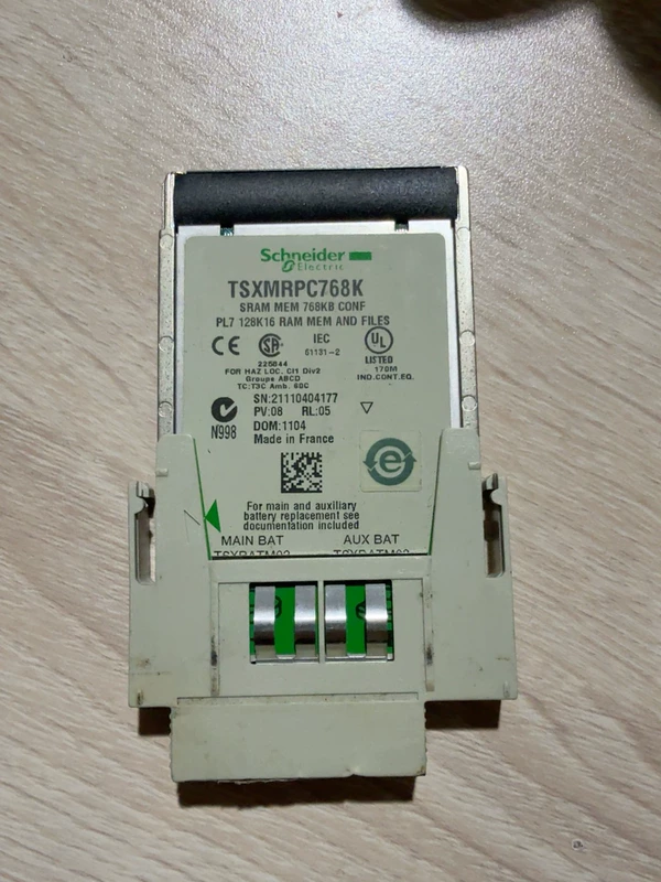 Schneider TSXMRPC768K Memory Card for Premium PLC